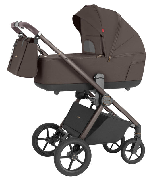 Carucior copii Carrello Ultra (CRL-6527) 2 in 1 Chestnut Beige, max. 22 Kg, reversibil, reglare landou pe inaltime