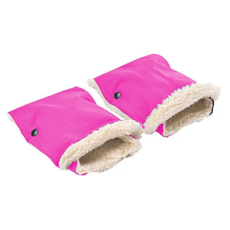 Guantes de lana para el manillar del carrito Nativo Winter Rosa