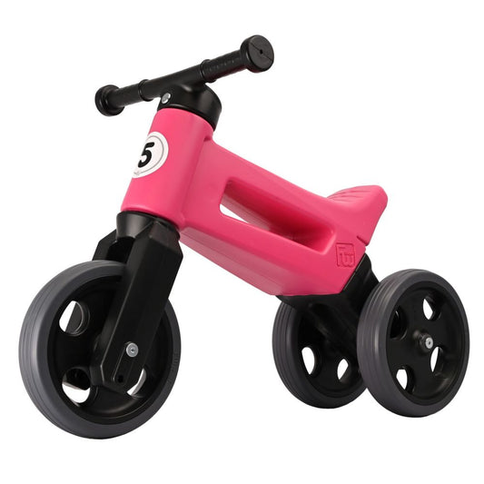 Bicicleta fara pedale Funny Wheels RIDER SPORT 2 in 1 Pink bicicleta-fara-pedale