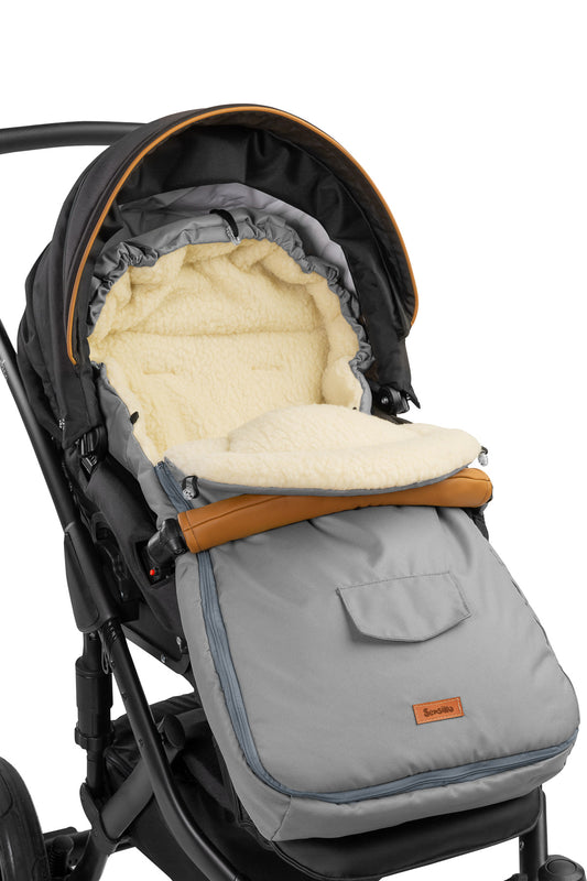 Saco de invierno Sensillo lana 95x40 cm Gris