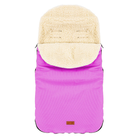 Sac de iarna de lana impermeabil Nativo Winter 85x40 cm Roz