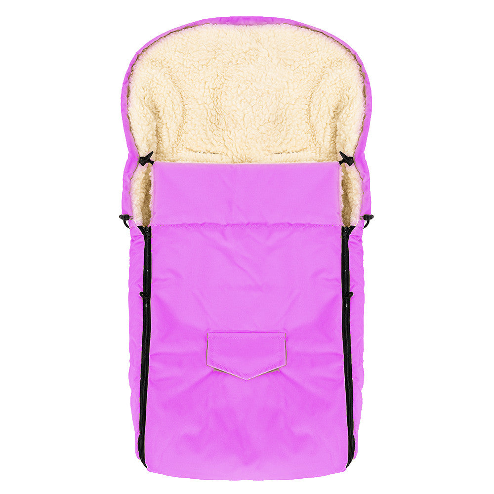 Sac de dormit impermeabil de lana Nativo Winter 95x40 cm Roz
