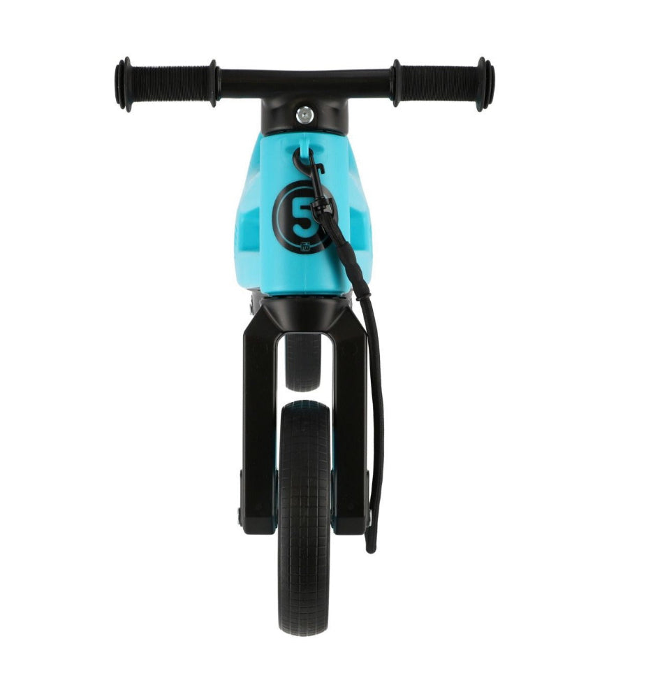 Bicicleta fara pedale Funny Wheels Rider SuperSport 2 in 1 Aqua/Aqua 