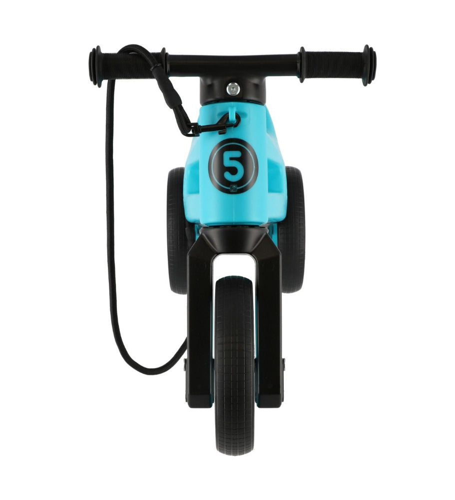 Bicicleta fara pedale Funny Wheels Rider SuperSport 2 in 1 Aqua/Aqua 