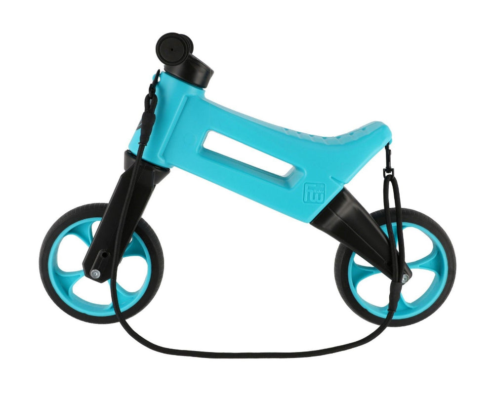 Bicicleta fara pedale Funny Wheels Rider SuperSport 2 in 1 Aqua/Aqua 