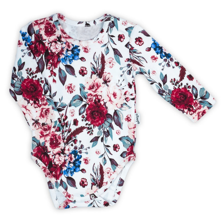 Body cu maneca lunga bumbac 100% (180097) Colectia ’Kate’ 2021 Marimea 98
