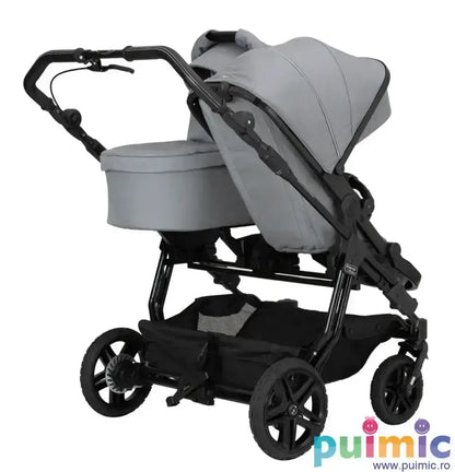 Cochecito deportivo gemelar Hartan Two Select Outdoor Amethyst (703), reversible, plegado compacto, ruedas neumáticas