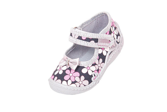 Pantofi cu interior de bumbac pentru fetite Vi-GGa-Mi Zosia Floricele 20 pantofi-copii