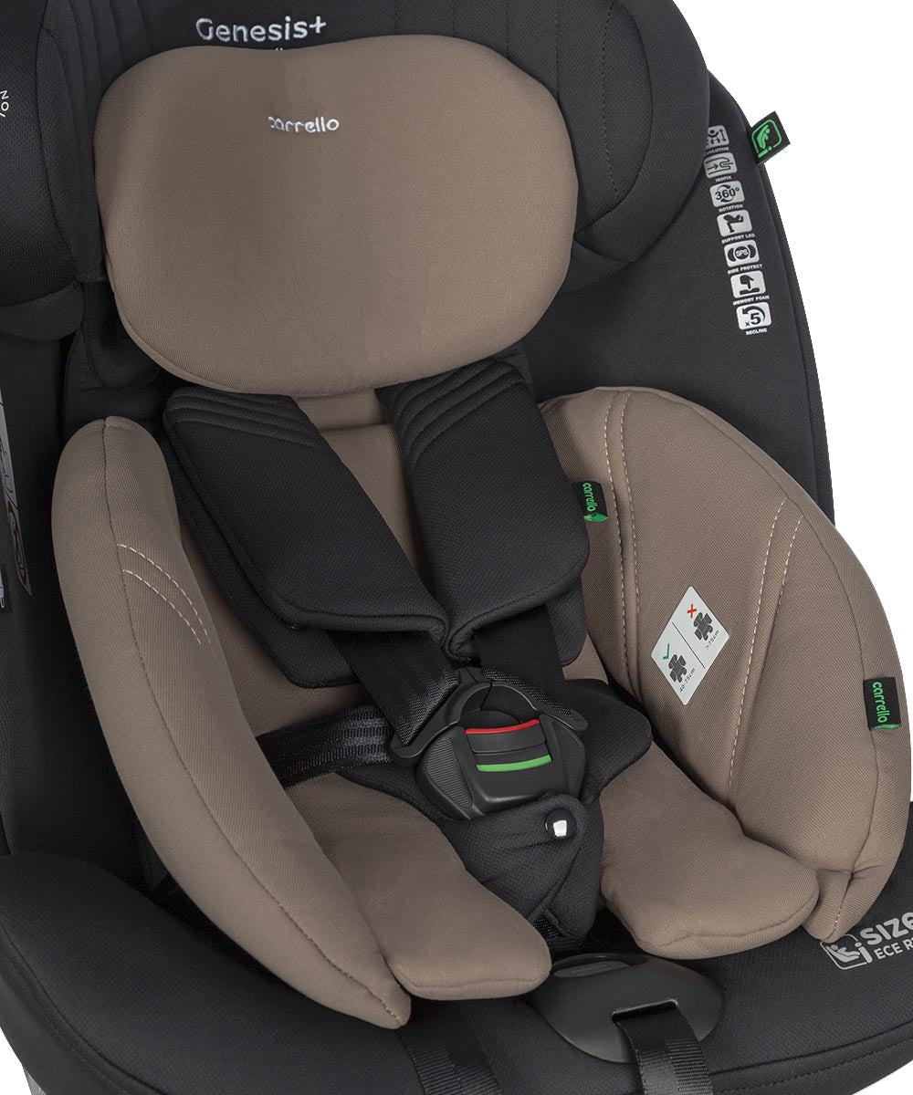Scaun auto rotativ 360° SPS Carrello GENESIS + i-SIZE R129/03 40-150 cm ISOFIX Absolute Black scaun-auto
