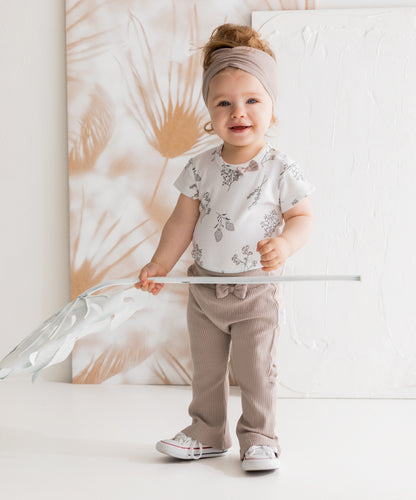Pantalón acampanado de algodón (183017) "Gaja"