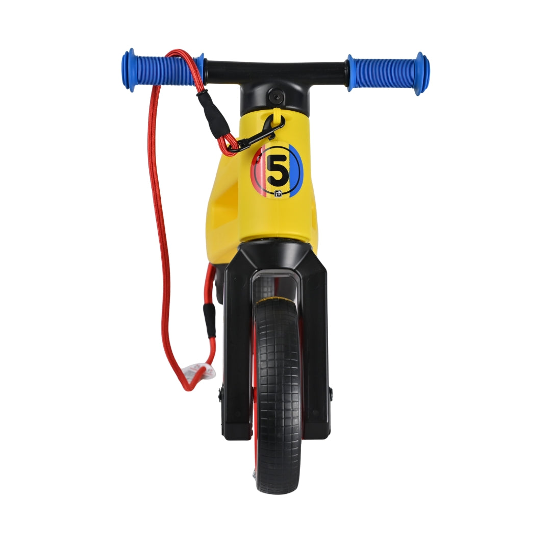 Bicicleta fara pedale 2 in 1 Funny Wheels Rider SuperSport Romania, 18+ luni, pneuri si manere de cauciuc, 4 nivele de reglaj pe inaltime
