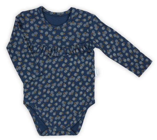 Body cu maneca lunga, bumbac 100%, (179097) "Sonia"