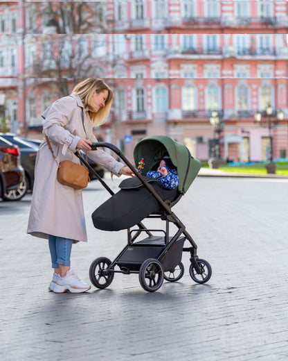 Carucior sport premium compact max. 22 Kg protectie UV UPF 50 invelitoare picioare Carrello Alfa CRL-5508 Feather Grey
