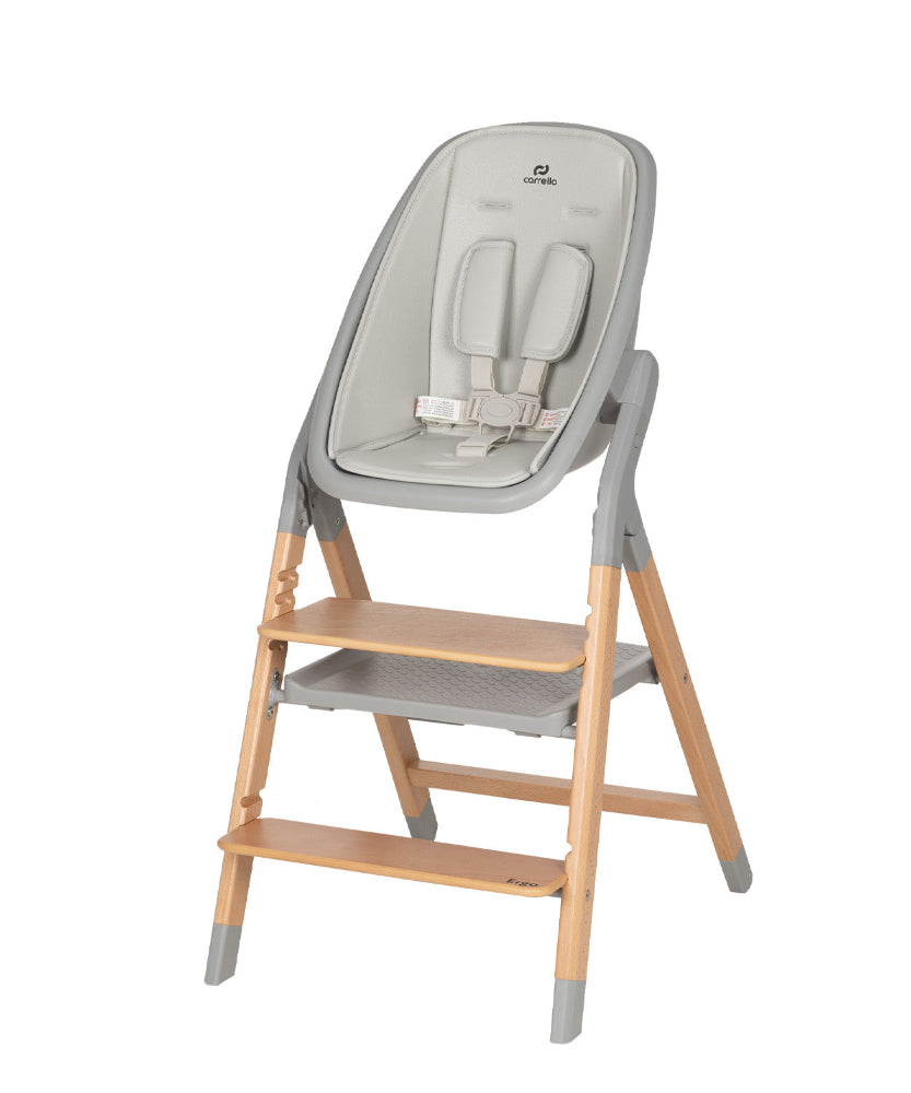 Scaun de masa cu sezlong Carrello ERGO (CRL-16701) 4 in 1 Nordic Grey