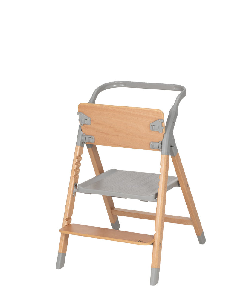 Scaun de masa cu sezlong Carrello ERGO (CRL-16701) 4 in 1 Nordic Grey