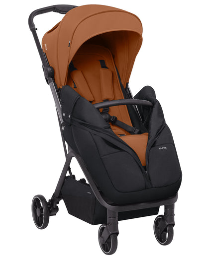 Cochecito deportivo Carrello Nova CRL-5521 Tangelo Orange, plegado automático, compacto, máx. 22 kg