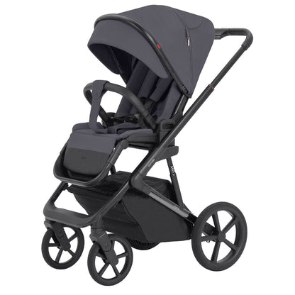 Carucior 2 in 1 Carrello Sigma CRL-6523 Club Grey, reversibil, suspensie pe cadru, functie troller