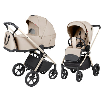 Carucior 2 in 1 cu landou pliabil Carrello Ultra F (CRL-6556) Polar Beige