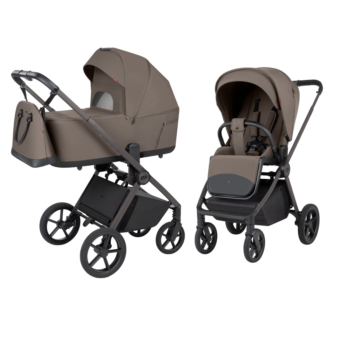 Cochecito 2 en 1 con capazo plegable Carrello Ultra F (CRL-6556) Sugar Brown