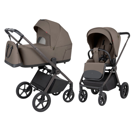 Cochecito 2 en 1 con capazo plegable Carrello Ultra F (CRL-6556) Sugar Brown