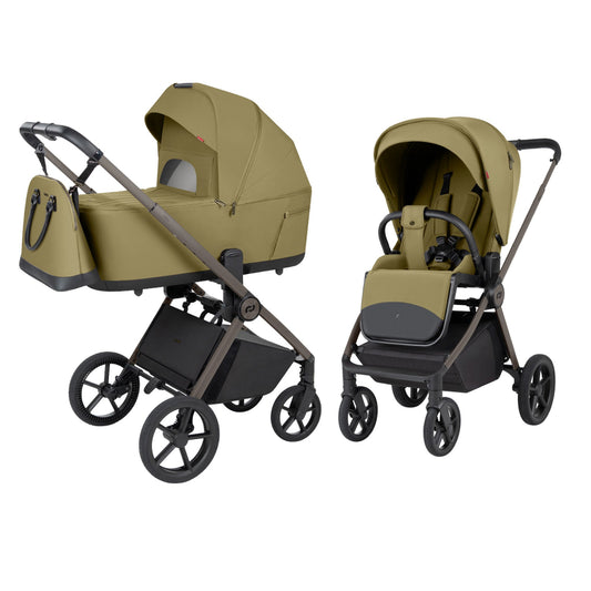 Carucior 2 in 1 cu landou pliabil Carrello Ultra F (CRL-6556) Clover Green