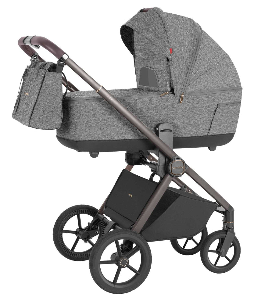 Carucior copii Carrello Ultra (CRL-6527) 2 in 1 Metal Grey, max. 22 Kg, reversibil, reglare landou pe inaltime