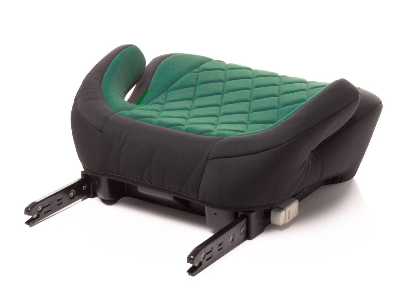 Elevador Isofix 4Baby Hi-Fix 125-150 cm Verde Oscuro, I-Size, conectores ajustables