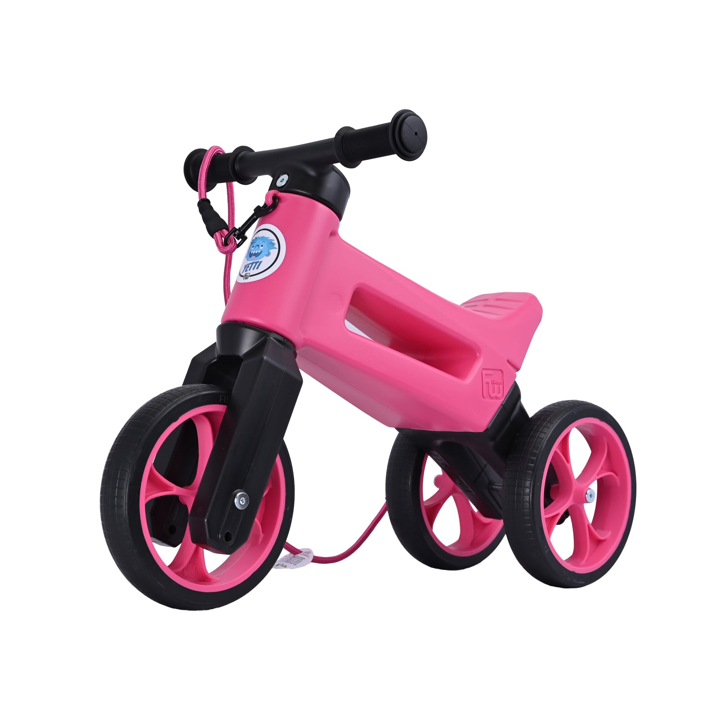 Bicicleta sin pedales Funny Wheels Rider Supersport Yetti 3 en 1 Rosa