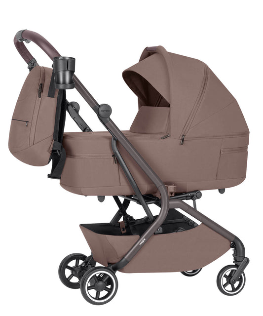 Cochecito compacto Carrello Magia CRL-6555 2 en 1 Rosa Glace, máx. 22 Kg, dimensiones de equipaje de mano
