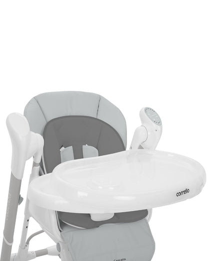Scaun de masa si leagan electric controlabil prin aplicatie pe mobil Carrello CASCATA (CRL-10303/1) Ash Grey