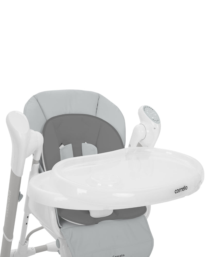 Scaun de masa si leagan electric Carrello CASCATA (CRL-10303/1) Space Grey, controlabil prin aplicatie pe mobil