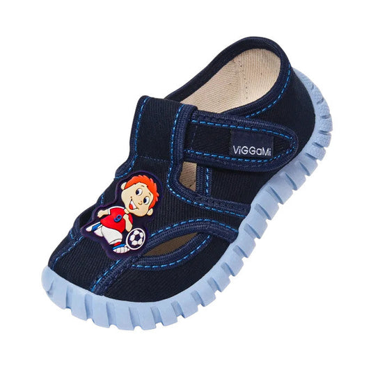 Pantofi de bumbac 100% pentru baieti Vi-GGa-Mi Tubis Ornament