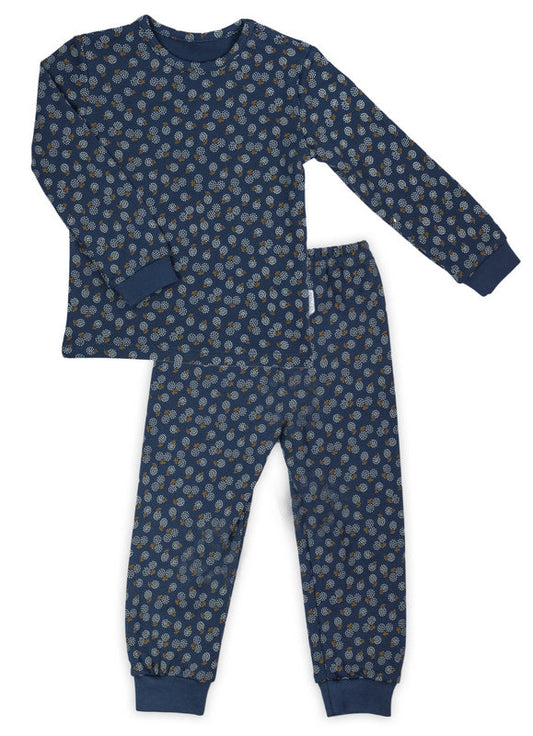 Pijama cu maneca lunga de bumbac 100% (179036) "Sonia"