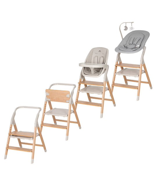 Scaun de masa cu sezlong Carrello ERGO (CRL-16701) 4 in 1 Linen Beige