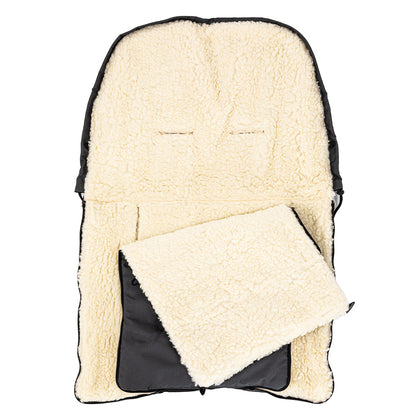 Saco de dormir de lana impermeable Nativo Winter 95x40 cm Grafito