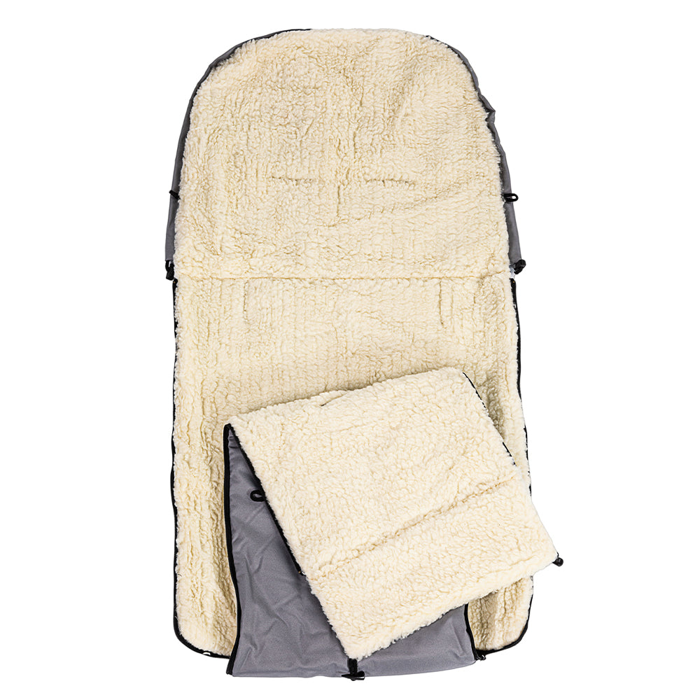 Saco de dormir impermeable de lana Nativo Winter 110x40 cm Gris
