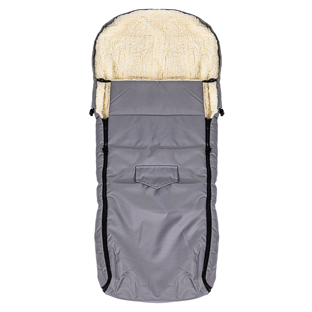 Saco de dormir impermeable de lana Nativo Winter 110x40 cm Gris