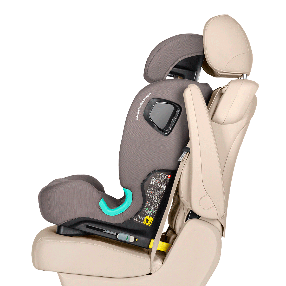Silla de coche Carrello Yukon I-Size 76-150 cm Isofix, 2 posiciones de reclinado, Top Tether, Beige Arenisca