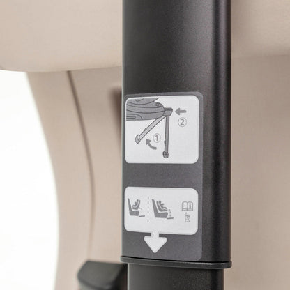 Scaun auto rotativ 360° SPS Carrello OCTOPUS i-SIZE 40-150 cm ISOFIX Midnight Black scaun-auto