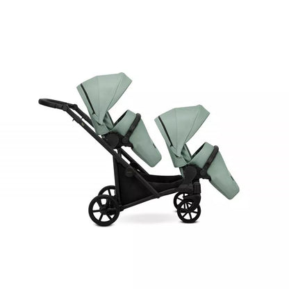 Cochecito doble Kunert Brav Duo 2 en 1 Menta/chasis Negro