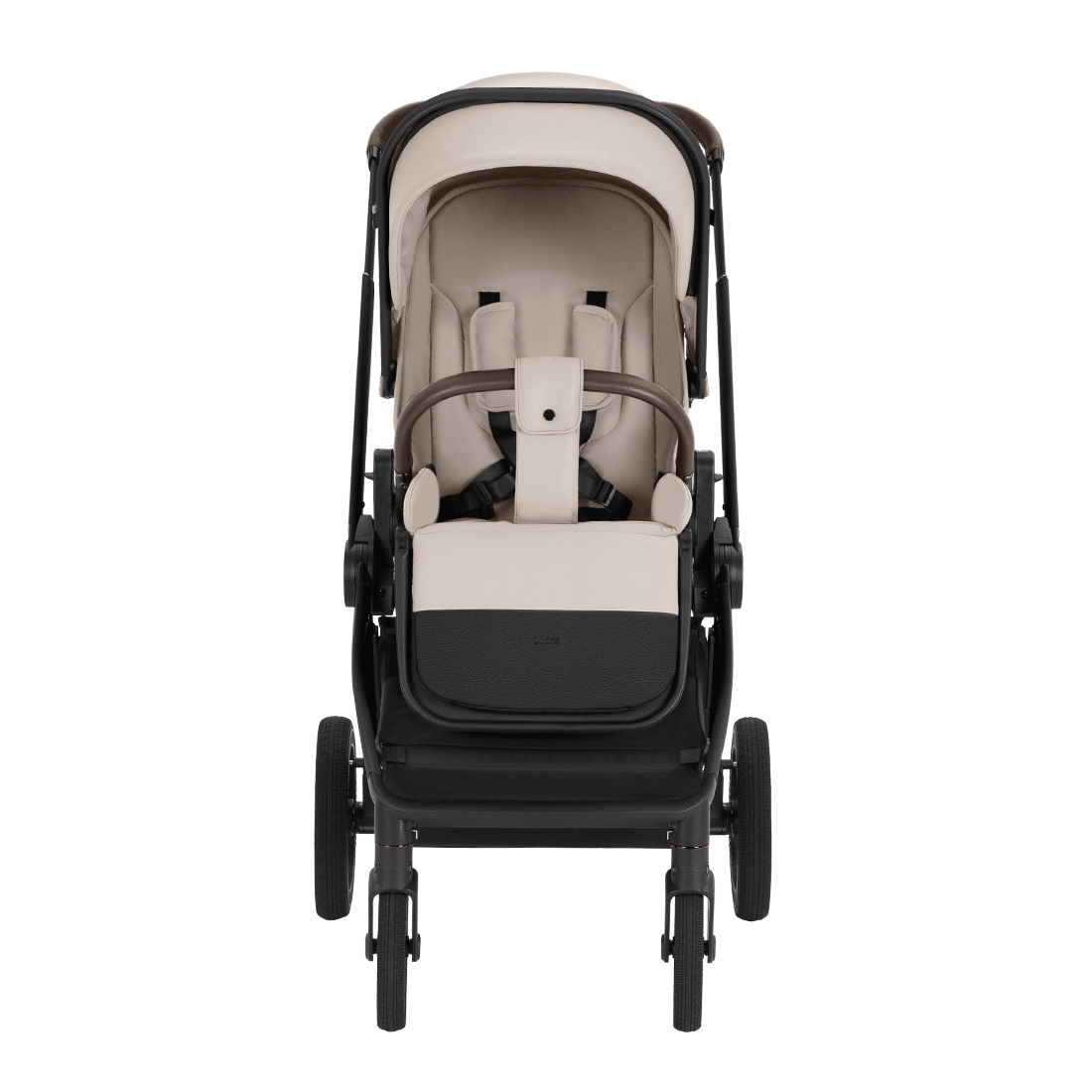 Cochecito Carrello Ultra (CRL-6527) 2 en 1 Floral Beige, máx. 22 Kg, reversible, ajuste de altura del capazo