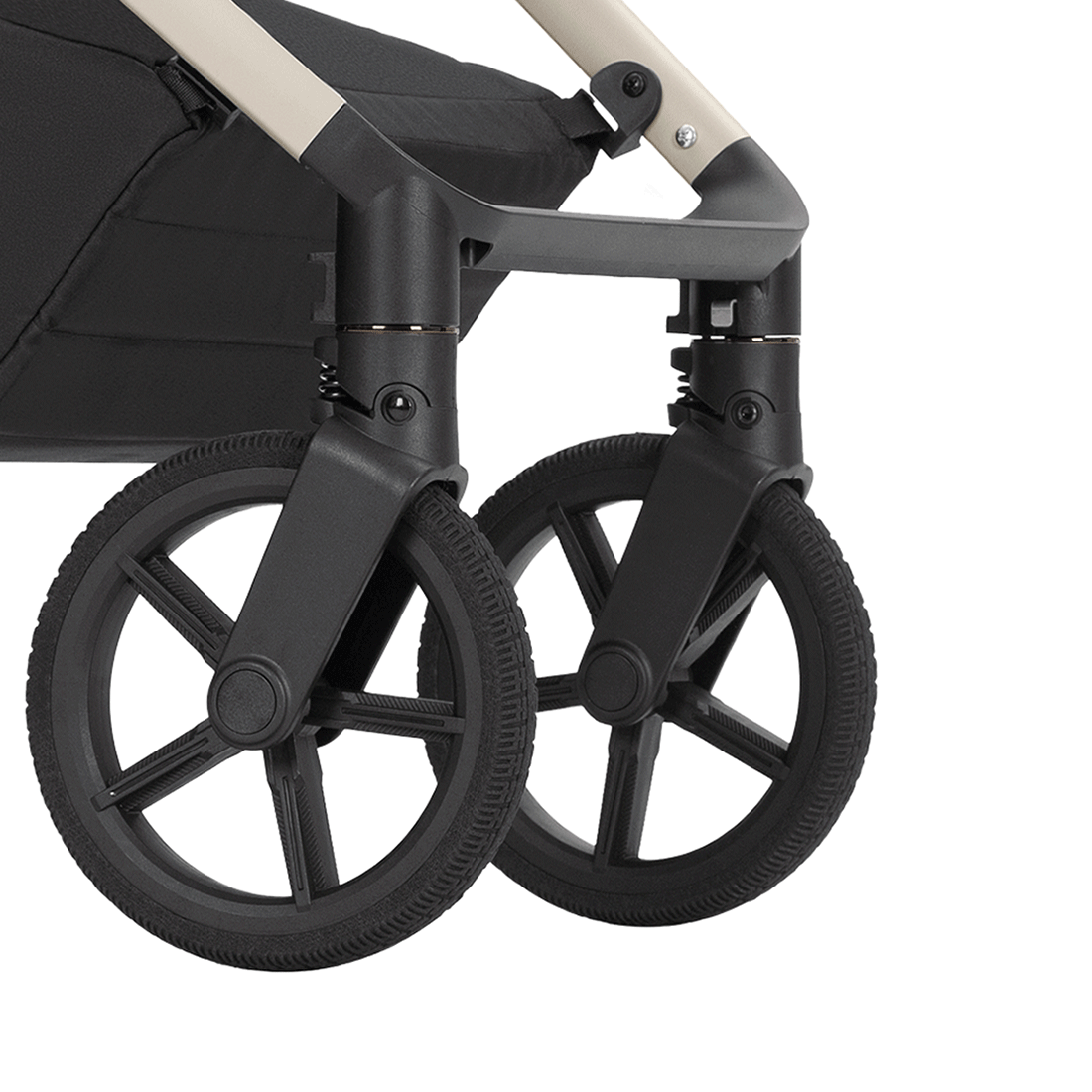 Cochecito Carrello Ultra (CRL-6527) 2 en 1 Floral Beige, máx. 22 Kg, reversible, ajuste de altura del capazo