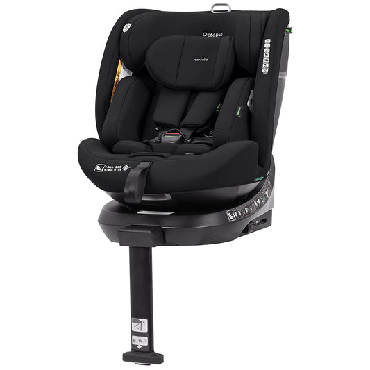 Scaun auto rotativ 360° SPS Carrello OCTOPUS i-SIZE 40-150 cm ISOFIX Midnight Black scaun-auto
