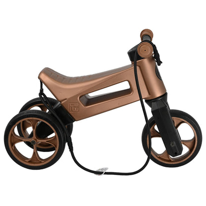 Bicicleta fara pedale 2 in 1 18 + luni pneuri si manere de cauciuc 4 nivele de reglaj pe inaltime Funny Wheels Rider