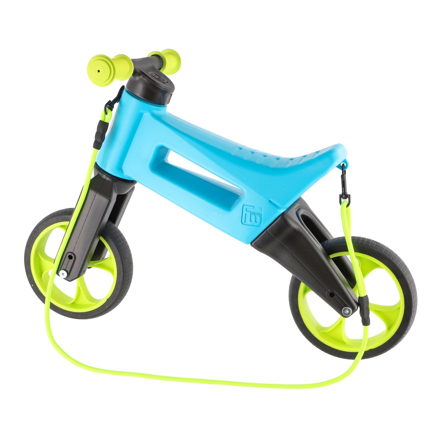 Bicicleta sin pedales Funny Wheels Rider YETTI SUPERPACK 3 en 1 Azul/Lima