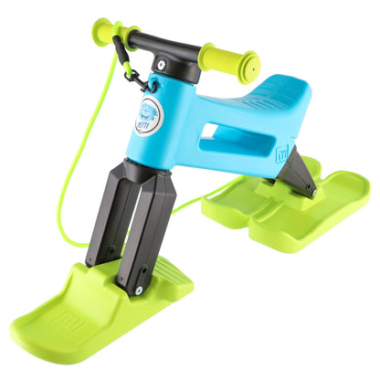 Bicicleta sin pedales Funny Wheels Rider YETTI SUPERPACK 3 en 1 Azul/Lima