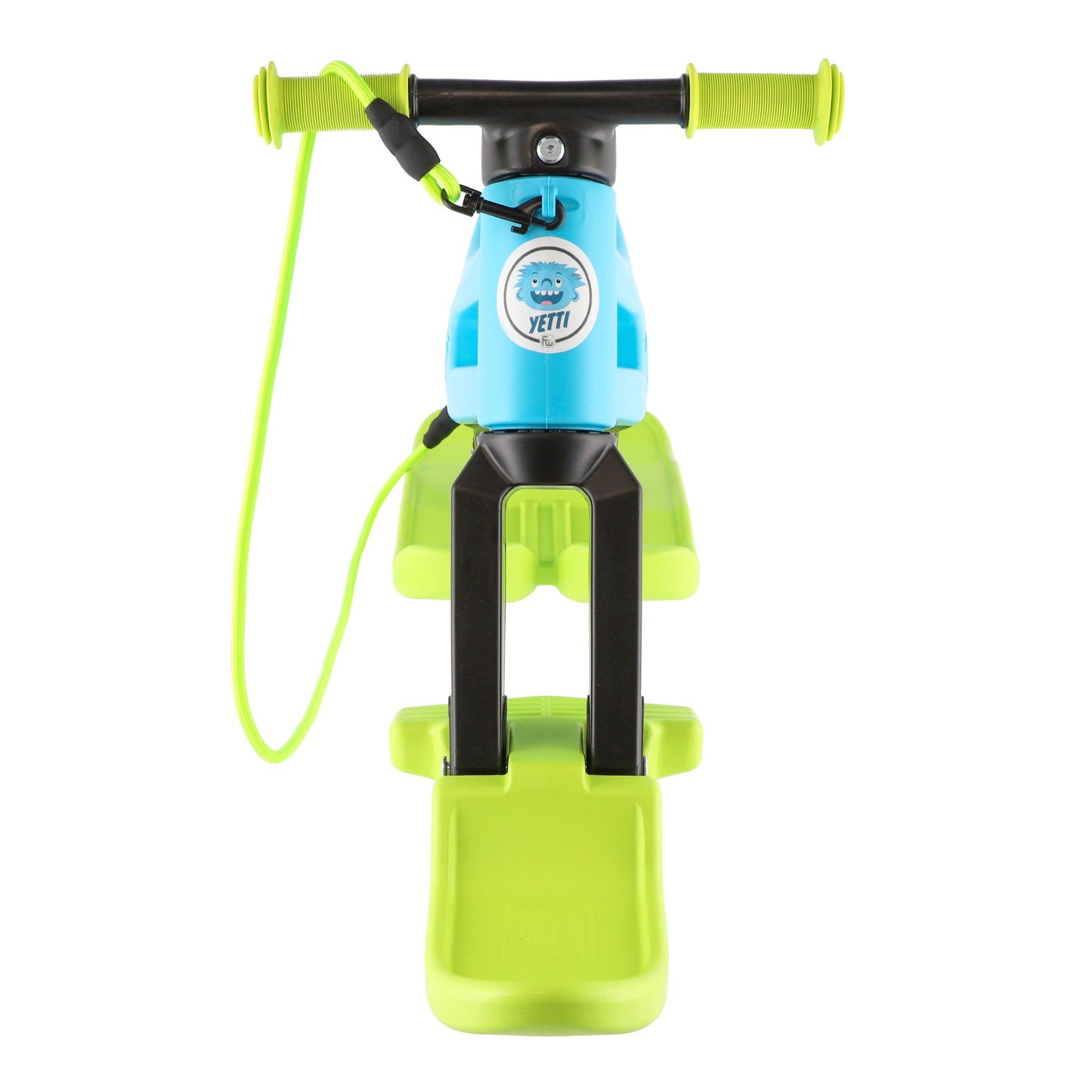 Bicicleta sin pedales Funny Wheels Rider YETTI SUPERPACK 3 en 1 Azul/Lima