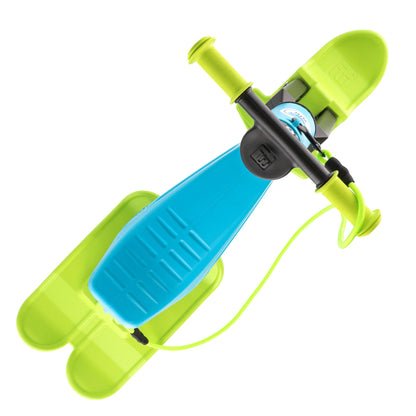 Bicicleta sin pedales Funny Wheels Rider YETTI SUPERPACK 3 en 1 Azul/Lima