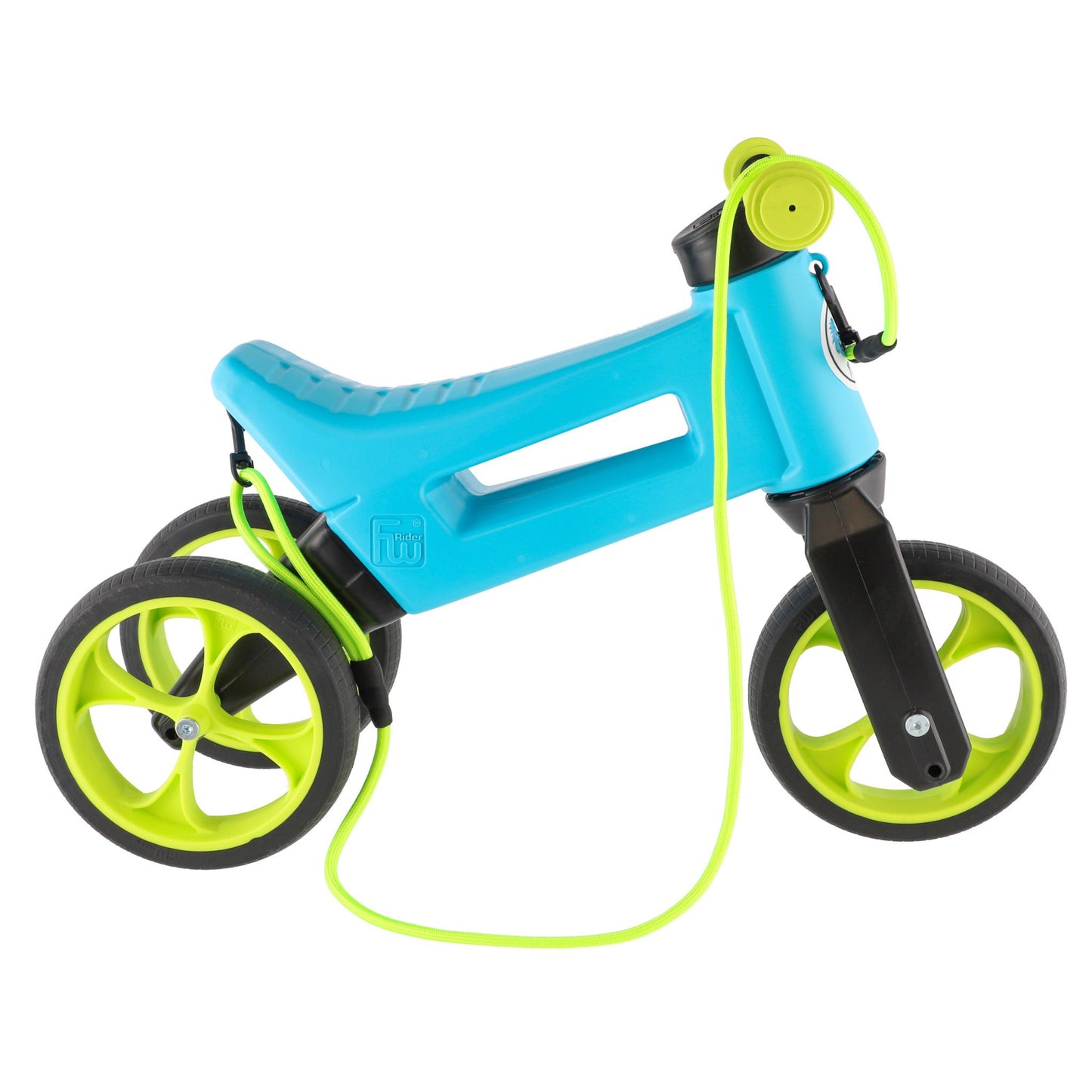 Bicicleta sin pedales Funny Wheels Rider YETTI SUPERPACK 3 en 1 Azul/Lima
