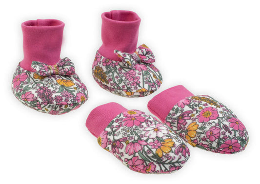 Set botosei + manusi 100% bumbac Nicol Lea (193083)